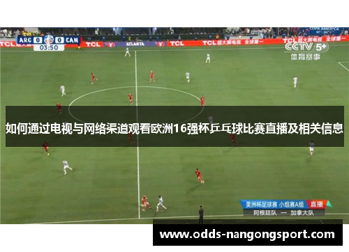 如何通过电视与网络渠道观看欧洲16强杯乒乓球比赛直播及相关信息