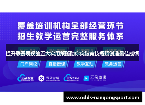 提升联赛表现的五大实用策略助你突破竞技瓶颈创造最佳成绩